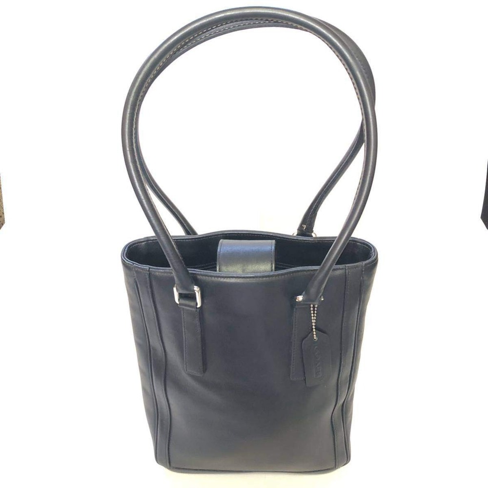 Coach Soho Small Tote 9286 Black Glove Tanned Leather Shoulder Bag Vintage